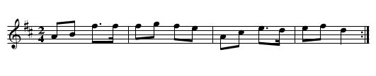 Gigue de Villeneuve [ok] - staff notation