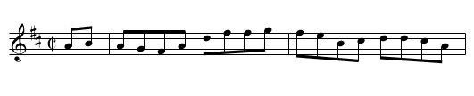 Gigue écossaise - staff notation