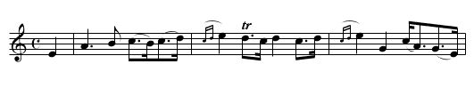 Gilde Roy - staff notation