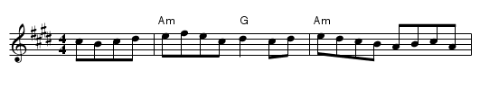 Gilderoy - staff notation