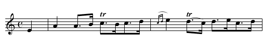 Gilderoy - staff notation