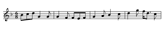 Gile Mochroidhe [2] - staff notation