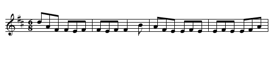 Gillan's Apples - staff notation