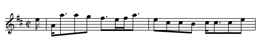 Gille nan car - staff notation