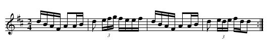 Gimblet, The - staff notation