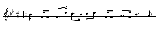 Gin a Body meet a Body - staff notation