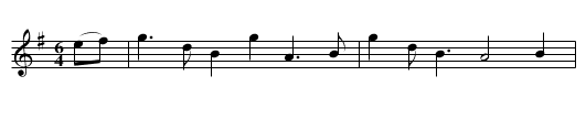 Gingling Geordy - staff notation
