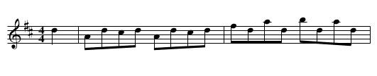 Gipsey's Hornpipe. AJH.023 - staff notation
