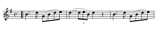 GIPSIES' CHORUS. (Bohemian Girl.) - staff notation