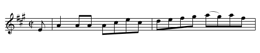 Gipsy Hornpipe. Le4.116 - staff notation