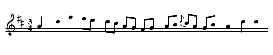 Girl from Lower Ireland, The - staff notation
