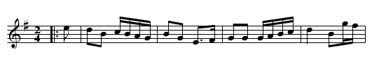 Girl I Left Behind Me - staff notation