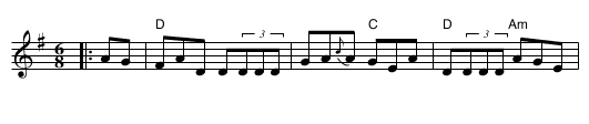 Girl Of The House, The - staff notation