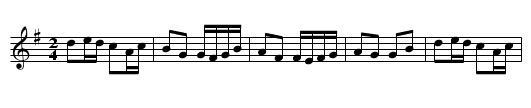 Girl With the Blue Dress On, The - staff notation