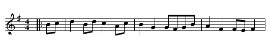 Girl with the Blue Dress on - staff notation