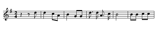 Git Away, Old Man - staff notation