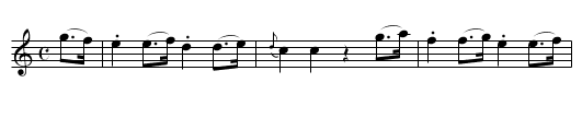 GIUSTO CIEL - staff notation