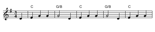 Give Me Your Hand - staff notation