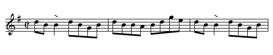 Give the Girl Her Fourpence - staff notation
