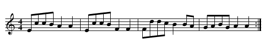 Gladez - staff notation