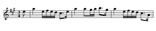 Gladl&aring;ten - staff notation