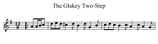 Glakey Two-Step, The  - staff notation
