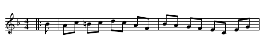 Glasgow Caledonian - staff notation