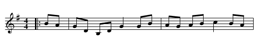 Glasgow Hornpipe - staff notation