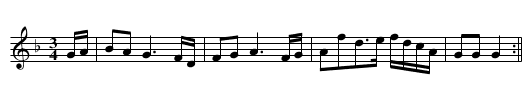 Glasgow Lasses [3], The - staff notation