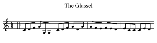 Glassel, The  - staff notation