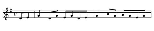 Glen Allen - staff notation