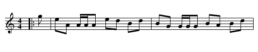 Glen Lyon - staff notation