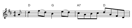Glen Ogle #1 - staff notation