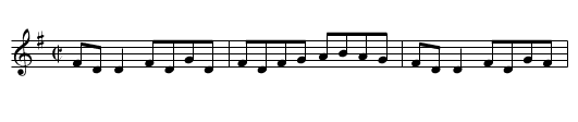 Glen Road to Carrick, The - staff notation