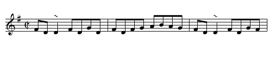 Glen Road to Carrick, The - staff notation