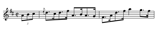 Glen, The - staff notation
