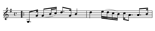 GLENKINDIE - staff notation