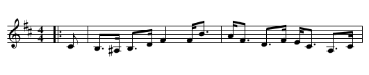 Glenlivet - staff notation
