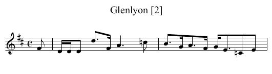 Glenlyon [2] - staff notation