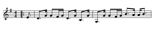 Glenmoriston - staff notation
