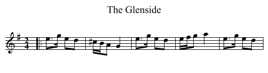 Glenside, The  - staff notation