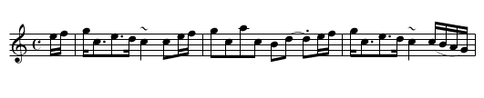 Glentromie, a Strathspey - staff notation