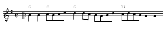 Glise de Sherbrooke - staff notation