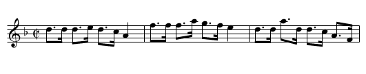 Gloomy Winter's Night. RH.482, The - staff notation