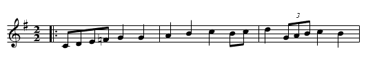 Glorishears - staff notation