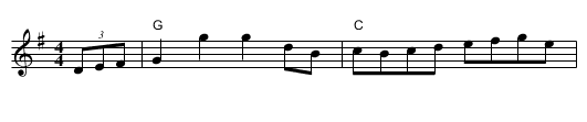 Gloucester Hornpipe - staff notation