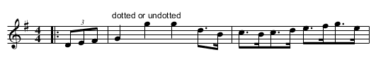 Gloucester, The - staff notation