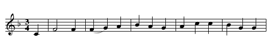 Gloucestershire Wassail - staff notation