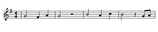 GLUECK AUF DER STEIGER KOEMMT - staff notation