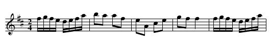 Gneevgullia - staff notation